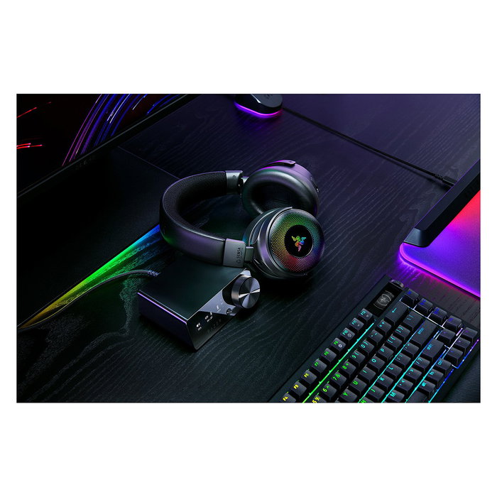 Razer Kraken V4 Pro Auriculares Gaming Inalámbricos y Alámbricos Over-Ear con THX Spatial Audio, Negro - Ref. Kraken V4 PRO
