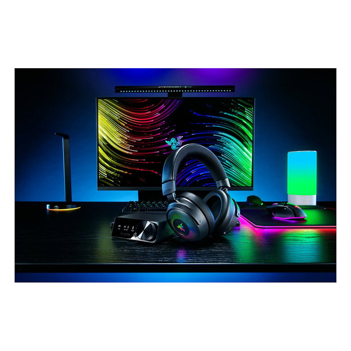Razer Kraken V4 Pro Auriculares Gaming Inalámbricos y Alámbricos Over-Ear con THX Spatial Audio, Negro - Ref. Kraken V4 PRO
