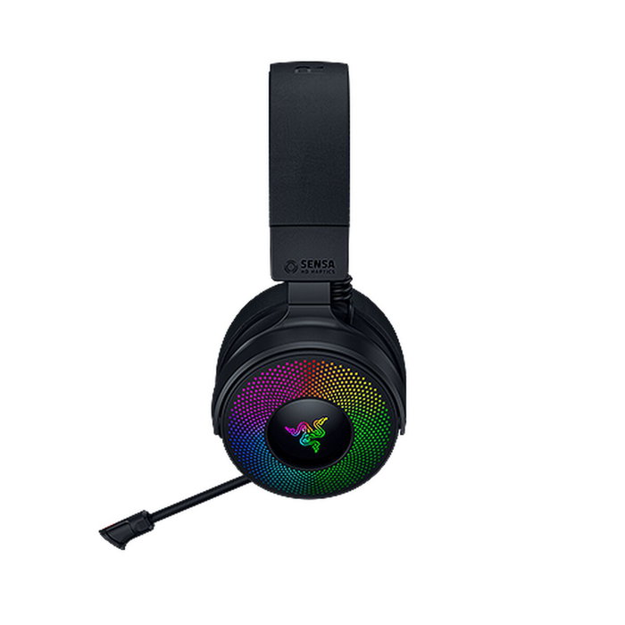 Razer Kraken V4 PRO Auriculares de Juego Inalámbricos y Alámbricos Negro