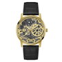 Guess GW0570G1 Reloj de Cuarzo con Correa de Cuero Negra