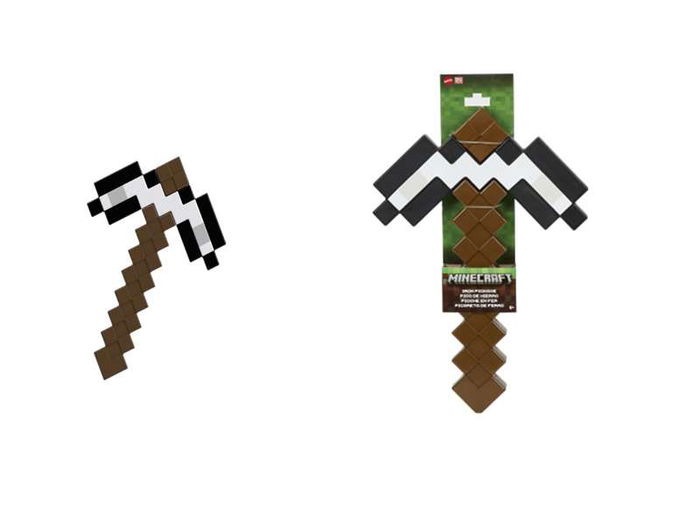 Minecraft Espada Pico De Hierro Roleplay 21.09x2.80 cm