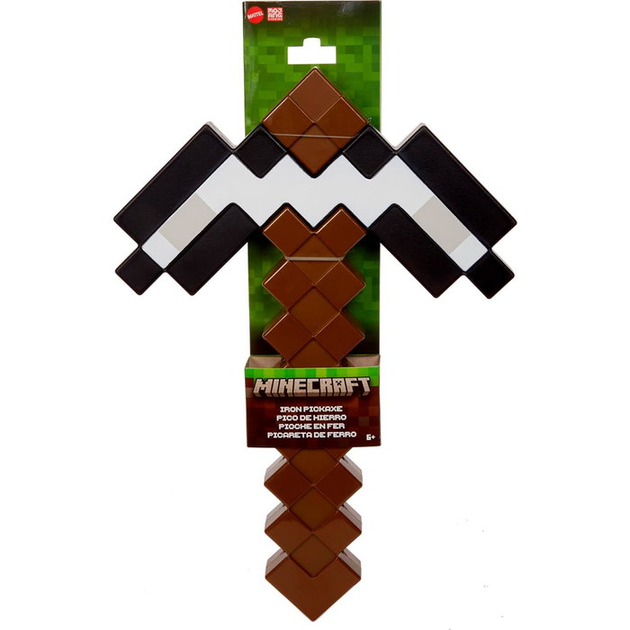 Mattel Espada Pico de Hierro Minecraft Roleplay