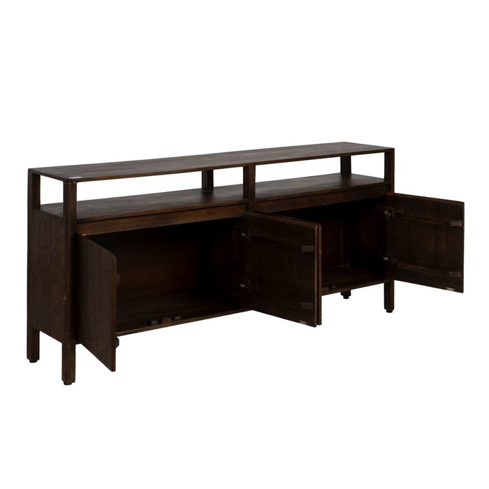 Ixia Aparador Marrón de Madera de Mango 190 x 40 x 86 cm Ixia Aparador Marrón de Madera de Mango 190 x 40 x 86 cm