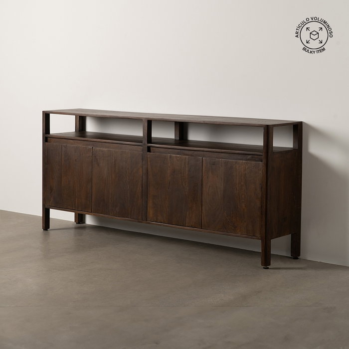 Aparador Marrón Madera de Mango Salón 190 X 40 X 86 cm