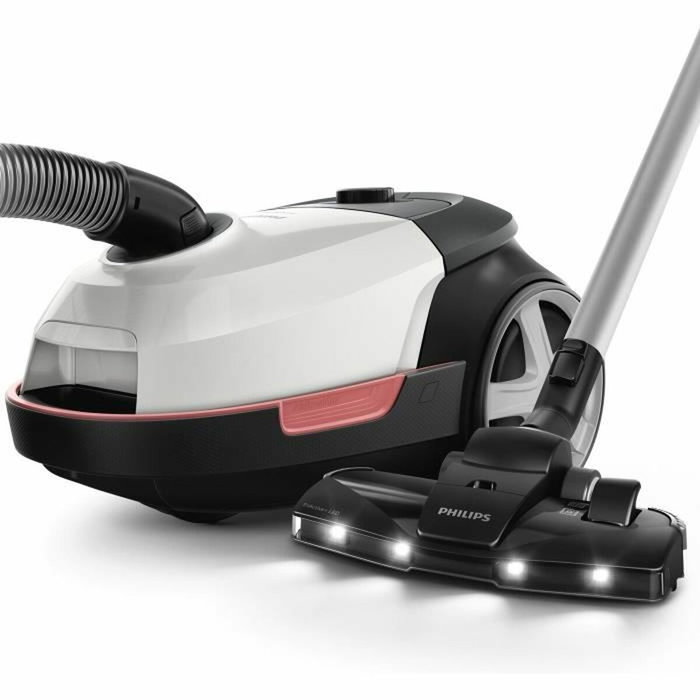 Philips XD6122/12 Aspirador cilíndrico con bolsa 900 W Blanco polar