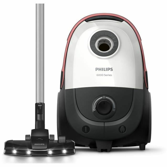 Philips XD6122/12 Aspirador cilíndrico con bolsa 900 W Blanco polar