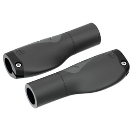 Ergotec Juego de Puños Aero 2 MTB 135 mm Diámetro 22 mm Kratón Negro/Gris 142 g (Par)