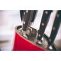 Berkel Elegance Glossy Black Roast-Set de 3 piezas con cuchillo, horquilla y acero de afilar