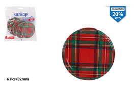 Inde Set 6 Tapas 82T Twist Off Scots