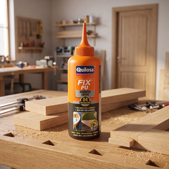 QUILOSA Adhesivo de Poliuretano Monocomponente D4 de 850 g