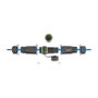 DeLOCK Conector de cables hembra DC 5,5 x 2,1 mm a hembra DC 5,5 x 2,1 mm con rosca M20x1,5 mm y tapa, compatible con Starlink