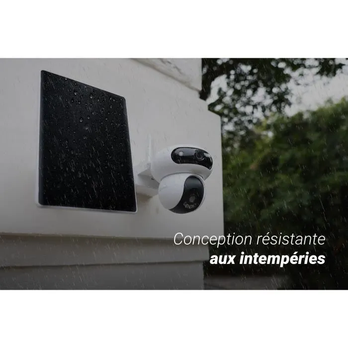 Ezviz Cámara de vigilancia HB90 con panel solar de 8 W, motorizada para exteriores Ezviz Cámara de vigilancia HB90 con panel solar de 8 W, motorizada para exteriores