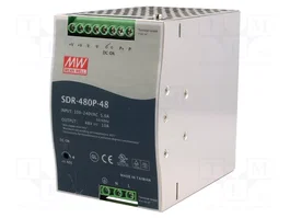 Mean Well SDR-Serie 48V 480W Fuente de alimentación para riel DIN con función paralela