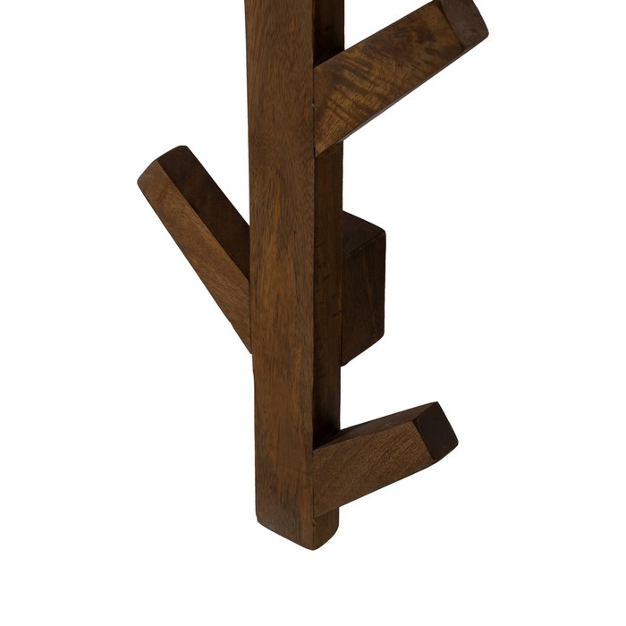 Perchero Miel Madera de Mango Decoración 23 X 7 X 98 cm Perchero Miel Madera de Mango Decoración 23 X 7 X 98 cm