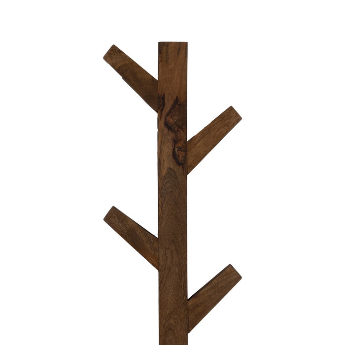 Perchero Miel Madera de Mango Decoración 23 X 7 X 98 cm Perchero Miel Madera de Mango Decoración 23 X 7 X 98 cm