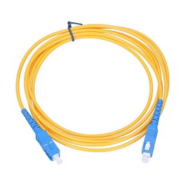 Extralink Patchcord SC/UPC-SC/UPC Monomodo Simplex 1m Amarillo