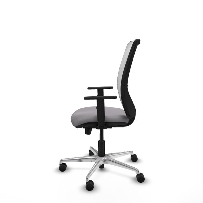 PIQUERAS Y CRESPO Silla de oficina Zulema Gris y Blanco PIQUERAS Y CRESPO Silla de oficina Zulema Gris y Blanco