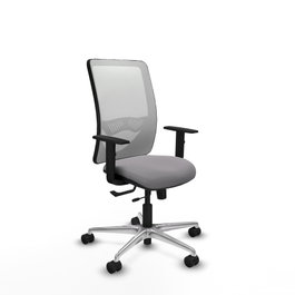 PIQUERAS Y CRESPO Silla de oficina Zulema Gris y Blanco