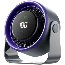Vention Ventilador de Sobremesa PBJH0-Pro Gris con 7 Aspas y Batería 4500mAh
