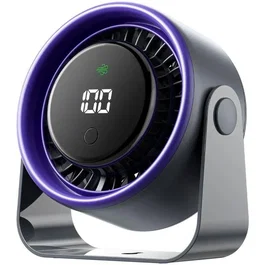 Vention Ventilador de Sobremesa PBJH0-Pro Gris con 7 Aspas y Batería 4500mAh