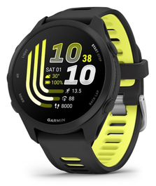 Garmin Forerunner 170 Reloj Deportivo con GPS, Pantalla AMOLED 1.2" Táctil, Negro, 30 mm