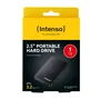 Intenso Disco Duro Externo Portátil 1 TB, Negro, Reacondicionado