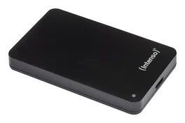 Intenso Disco Duro Externo Portátil 1 TB, Negro, Reacondicionado