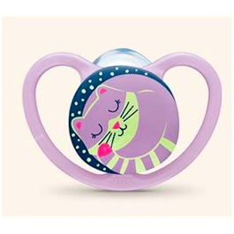 NUK Pack Chupete Space Night 18- Silicona 6Ud Surtidas