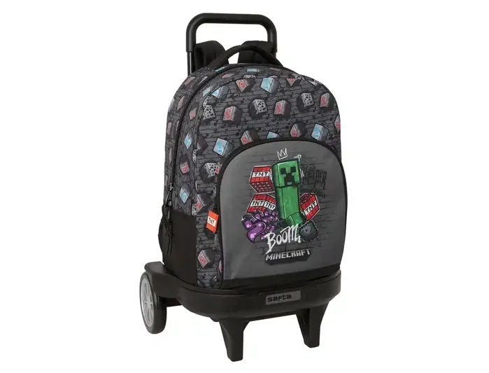 Safta Mochila con Ruedas Minecraft Graffiti Extraíble Safta Mochila con Ruedas Minecraft Graffiti Extraíble