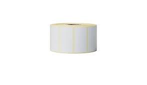 Brother Caja de 8 rollos de etiquetas térmicas blancas 76mm x 26mm