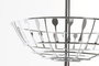 DKD Home Decor Frutero de Metal Cromado Plateado de 3 Niveles con Colección Cubiertos 21