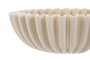 DKD Home Decor Set de 2 Centros de Mesa de Resina Símil Piedra Beige y Blanco