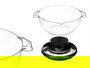 Kinvara Báscula de Cocina 5Kg con Recipiente 2000ml, Plástico ABS y PS, Medidas 26x17.5x22.5cm (Set de 8)