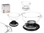 Kinvara Báscula de Cocina 5Kg con Recipiente 2000ml, Plástico ABS y PS, Medidas 26x17.5x22.5cm (Set de 8)