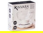 Kinvara Báscula de Cocina 5Kg con Recipiente 2000ml, Plástico ABS y PS, Medidas 26x17.5x22.5cm (Set de 8)