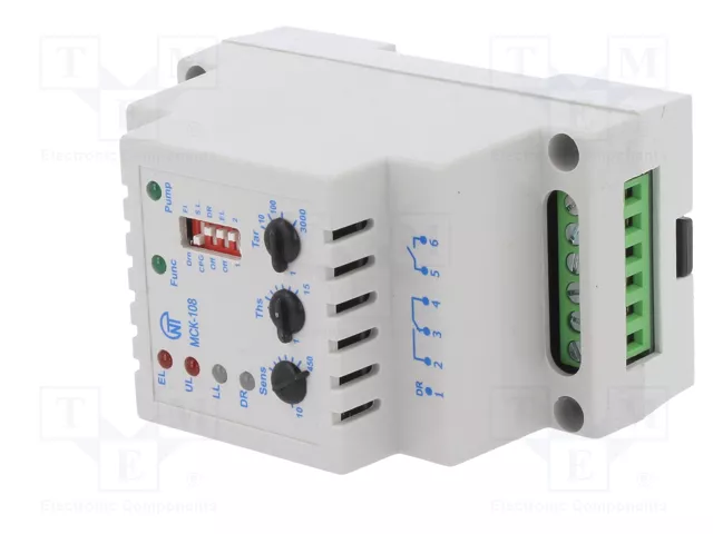 NOVATEK ELECTRO MCK-108 Relé de monitorización de nivel para líquido conductivo NOVATEK ELECTRO MCK-108 Relé de monitorización de nivel para líquido conductivo