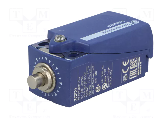 TELEMECANIQUE SENSORS Interruptor de fin de carrera Osiswitch XCKP2110P16 con espárrago de Ø7mm TELEMECANIQUE SENSORS Interruptor de fin de carrera Osiswitch XCKP2110P16 con espárrago de Ø7mm