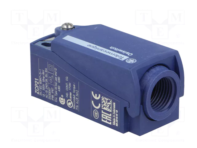 TELEMECANIQUE SENSORS Interruptor de fin de carrera Osiswitch XCKP2110P16 con espárrago de Ø7mm TELEMECANIQUE SENSORS Interruptor de fin de carrera Osiswitch XCKP2110P16 con espárrago de Ø7mm