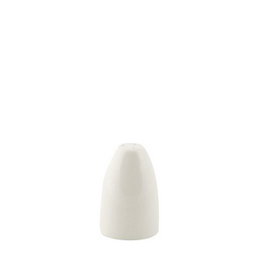 Summa Salero Valet en Vitro Porcelana Color Marfil, Diámetro 4.5 cm, Alto 7 cm para Vajilla (Set de 6)