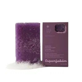 Esponjabon Lavander Jabón y esponja 2 en 1 nutritivo de 120 g