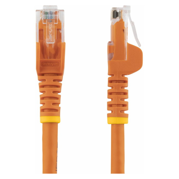 StarTech Cable de Red Ethernet Cat6 Snagless de 3m Naranja RJ45 UTP