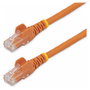 StarTech Cable de Red Ethernet Cat6 Snagless de 3m Naranja RJ45 UTP