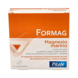 PILEJE Formag 30 Comp. Magnesio y Vitamina B6 para Sistema Nervioso y Reducción Fatiga