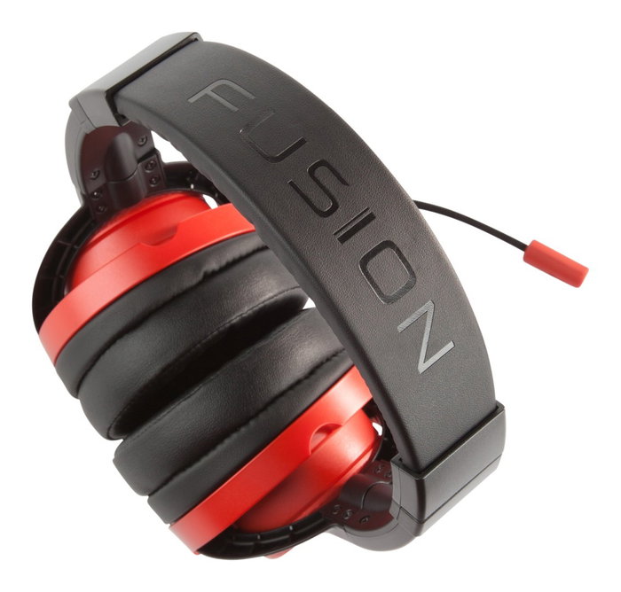 Power A Fusion Wired Gaming Headset Crimson Fade Power A Fusion Wired Gaming Headset Crimson Fade