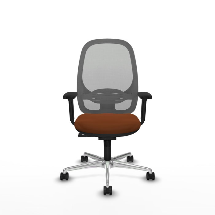 PIQUERAS Y CRESPO Silla de oficina Cilanco con mecanismo Sincro, Marrón y Gris PIQUERAS Y CRESPO Silla de oficina Cilanco con mecanismo Sincro, Marrón y Gris