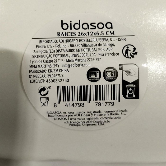 Bidasoa Cuenco con patas Raíces Rojo Bidasoa Cuenco con patas Raíces Rojo
