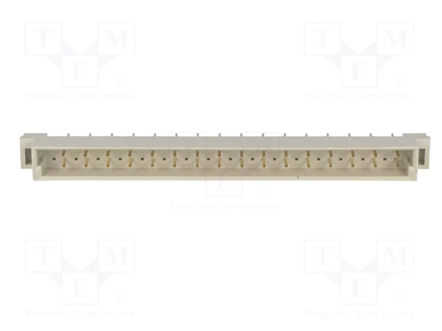 HARTING Conector de datos DIN 41612, 32 pines, macho, recto, THT