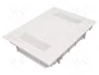 ELEKTRO-PLAST NASIELSK MSF RP Carcasa para Aparatos Modulares Multimedia y Teletécnico Blanca