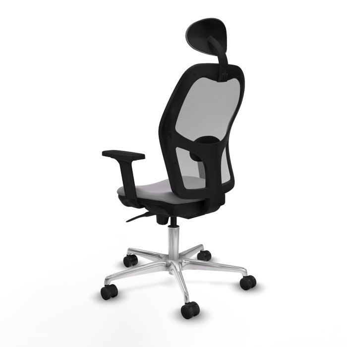 PIQUERAS Y CRESPO Silla de oficina Jorquera Gris con mecanismo Sincro