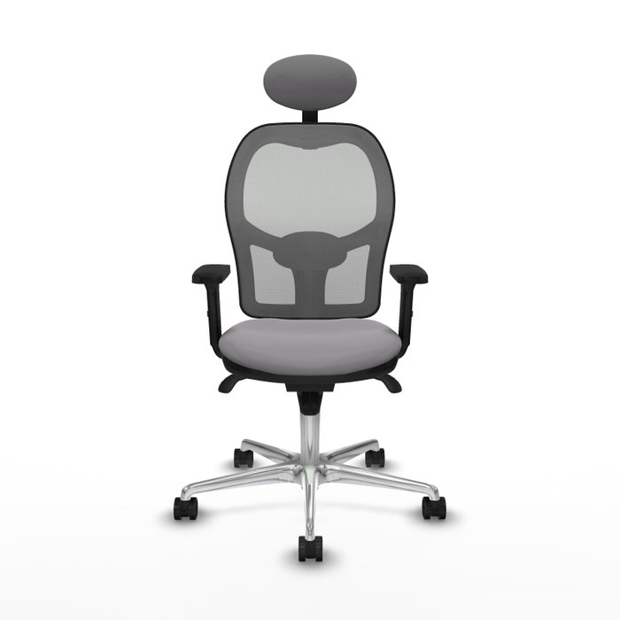 PIQUERAS Y CRESPO Silla de oficina Jorquera Gris con mecanismo Sincro